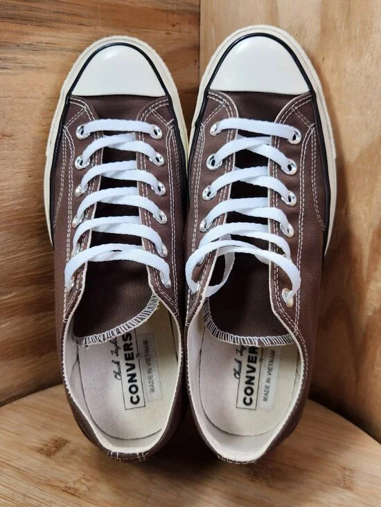 Converse Chuck 70 All Star Womens Ox Low Canvas Sneakers - Picture 6 of 9